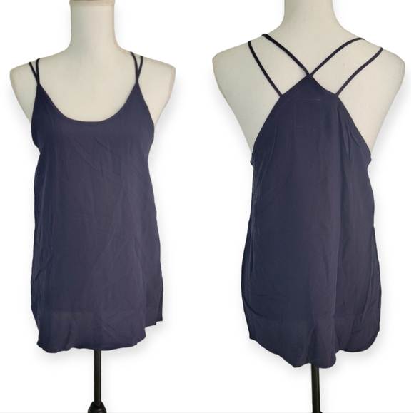REVOLVE Tops - CHASER Silk Basics Strappy Scoop Neck Camisole